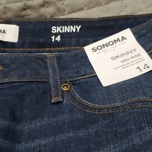 SONOMA Skinny Mid Rise Jeans